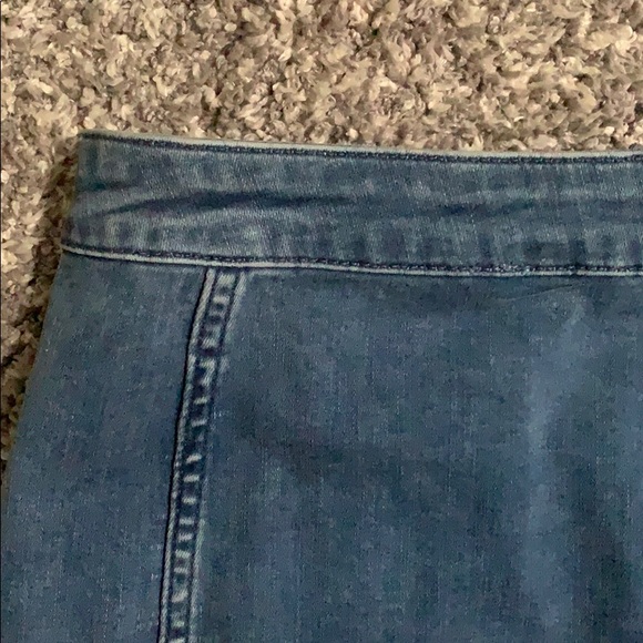 FREE PEOPLE DENIM MINI SKIRT - Picture 12 of 13